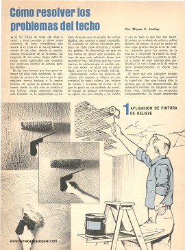 Cómo resolver los problemas del techo - Julio 1976