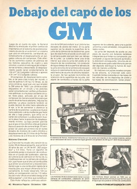 Debajo del capó de los autos GM del 85 - Diciembre 1984