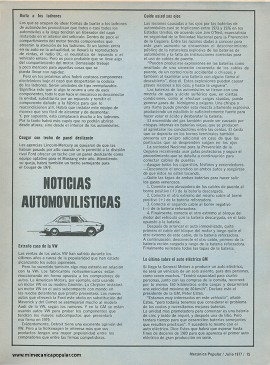 Noticias Automovilísticas - Julio 1977