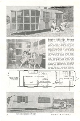 Remolque-Habitación Moderno - Enero 1948