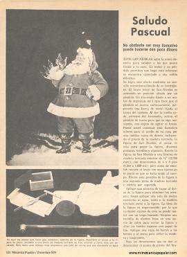 Adornos Navideños: Saludo Pascual - Diciembre 1974