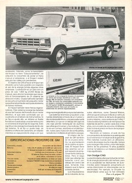Autos eléctricos y de gas - Enero 1993