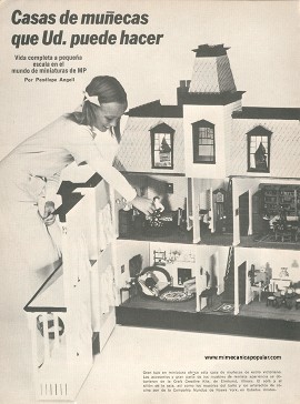 Casas de muñecas que Ud. puede hacer - Marzo 1977