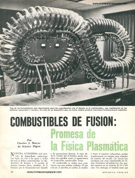 Combustibles de fusión: Promesa de la Física Plasmática - Marzo 1963