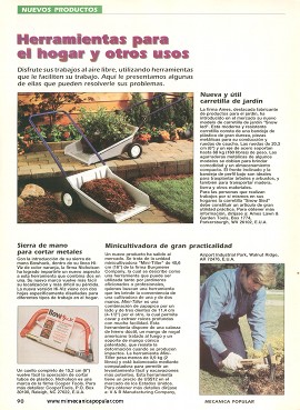 Herramientas para el hogar y otros usos - Marzo 1996