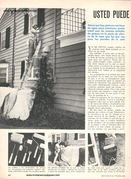 Usted puede pintar su casa con un rodillo - Diciembre 1968