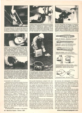 Cómo resolver 4 problemas de plomería - Febrero 1984
