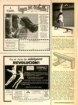 7 trabajos fáciles para el taller - Julio 1976
