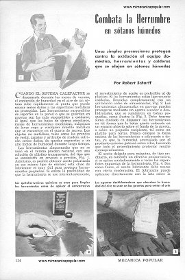 Combata la Herrumbre en Sótanos Húmedos - Agosto 1954