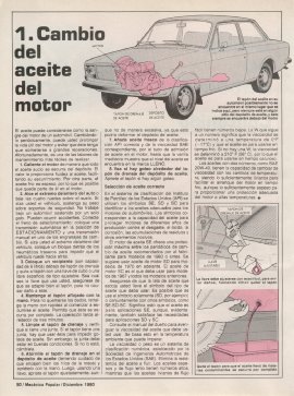 Cuide su automóvil - Diciembre 1980
