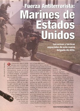 Fuerza Antiterrorista: Marines de Estados Unidos -Enero 2003