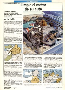 Limpie el motor de su auto - Octubre 1991