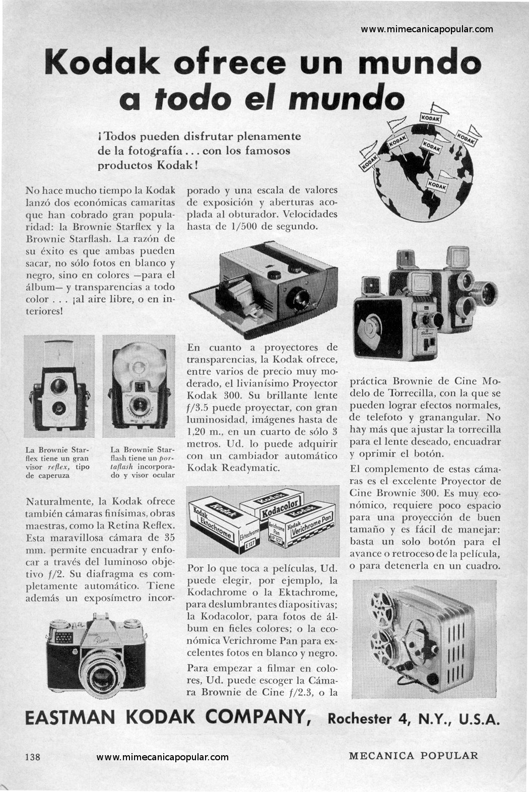 Publicidad - Kodak - Agosto 1959