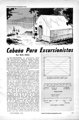 Cabaña Para Excursionistas - Octubre 1951