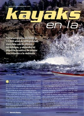 Kayaks en la nueva ola - Julio 1998