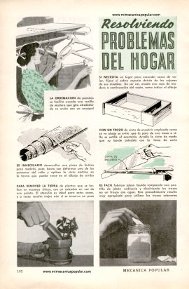 Resolviendo problemas del Hogar - Marzo 1958