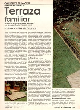 Terraza familiar - Septiembre 1989