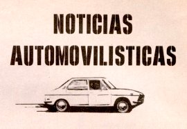 Noticias Automovilísticas - Noviembre 1971