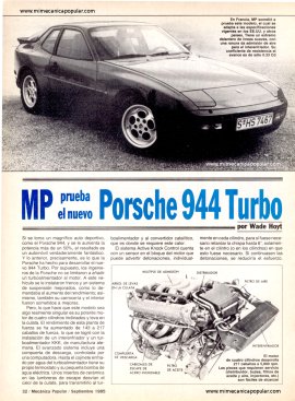 MP prueba el nuevo Porsche 944 Turbo -Septiembre 1985