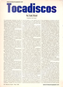 Tocadiscos -Mayo 1988