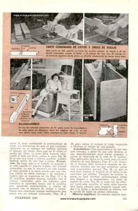 La Utilidad del CABEZAL RANURADOR - Febrero 1953