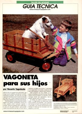 VAGONETA para sus hijos - Noviembre 1991