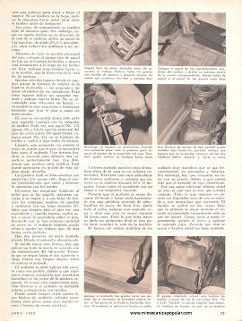 Cómo dar Nuevo Acabado a Pisos de Madera Dura - Abril 1968