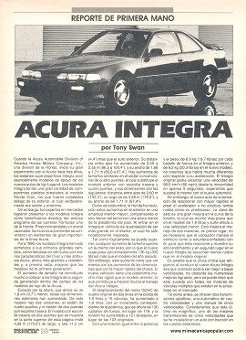 Acura Integra - Enero 1990