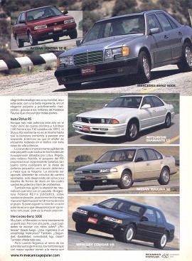 Autos con potencia - Noviembre 1992