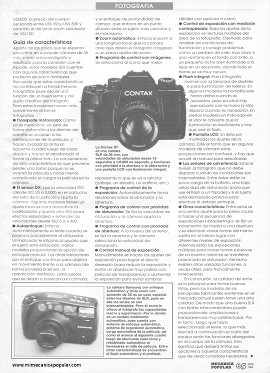 Fotografía: Ventajas de las cámaras automáticas - Abril 1994