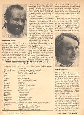 Como ganar en LE MANS - Octubre 1974