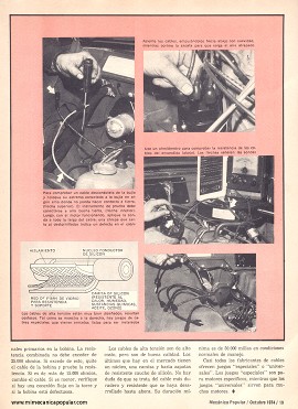 Como comprobar y cambiar los cables del encendido-bujías - Octubre 1974