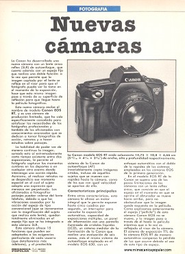 Fotografía: Canon EOS RT - Marzo 1990