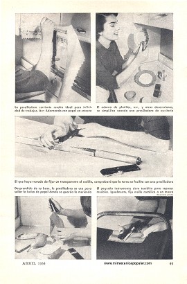 Hágalo con grapas - Abril 1954