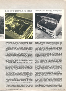 Informe de los dueños: Ford Capri 1970 - Julio 1971