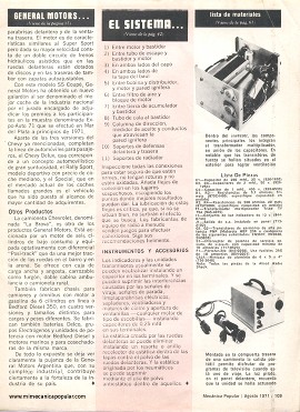 Toma electrónica para su auto o bote -inversor de corriente cc-ca -Agosto 1971