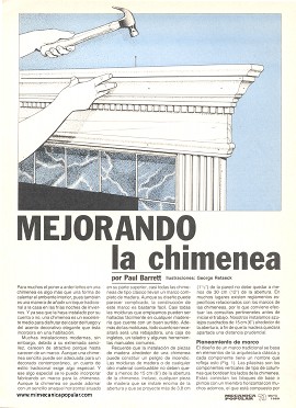 Mejorando la chimenea - Mayo 1989