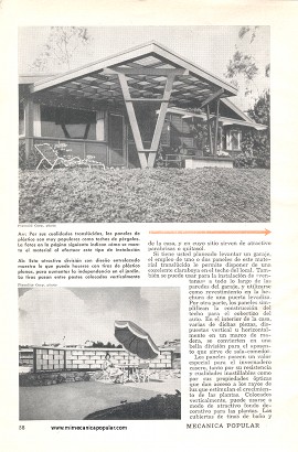 Modernice su casa con paneles translúcidos - Abril 1955