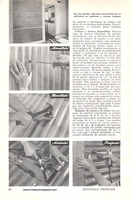 Modernice su casa con paneles translúcidos - Abril 1955