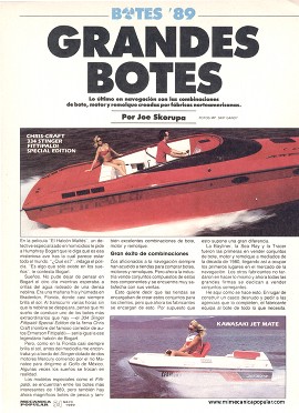 Navegación: Grandes Botes - Mayo 1989
