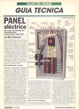 Panel eléctrico - Marzo 1990