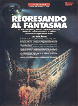 Regresando al fantasma: TITANIC -Noviembre 1992