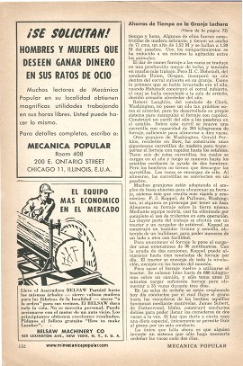 Ahorros de Tiempo en la Granja Lechera - Enero 1953