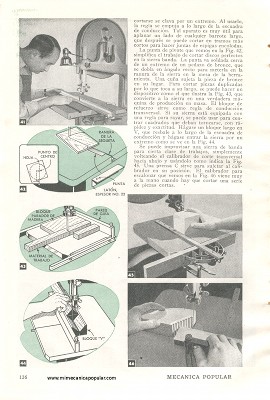 Carpintería Mecánica - Útiles Consejos - Enero 1948
