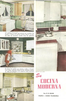 Su Cocina Moderna - Parte I - Cómo Planearla - Octubre 1950