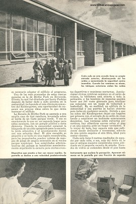 La Escuelita de Antaño se Transforma y Moderniza -Noviembre 1950