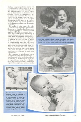 Fotografiando al Bebé - Febrero 1949