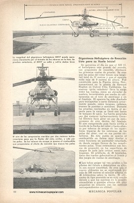 Gigantesco Helicóptero de Reacción - Octubre 1952