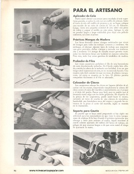 5 ideas prácticas para el taller - Marzo 1962