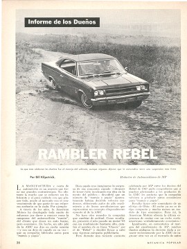 Informe de los dueños: Rambler Rebel - Julio 1967